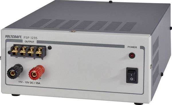 Produktbild: VOLTCRAFT FSP 1235 Labornetzger&auml;t, Festspannung 11 - 15 V/DC 35 A 525 W Anzahl Ausg&auml;nge 1 x