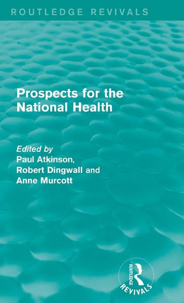 Produktbild: Prospects for the National Health