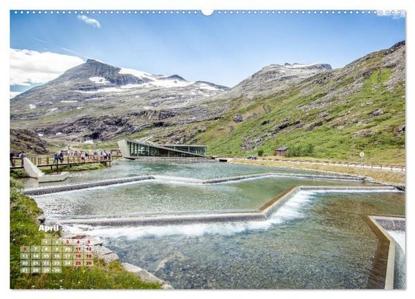 Produktbild: Aufregendes Norwegen (Wandkalender 2026 DIN A2 quer), CALVENDO Monatskalender