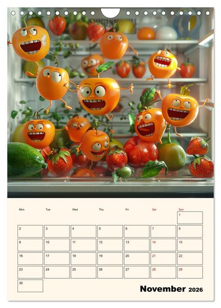 Produktbild: The Light ist still on in the Fridge (Wall Calendar 2026 DIN A4 portrait), CALVENDO 12 Month Wall Calendar