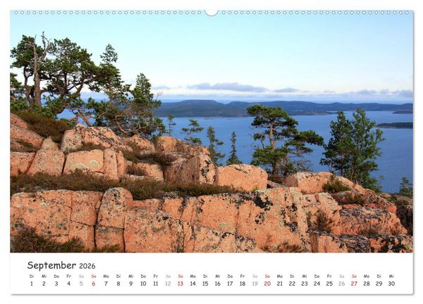 Produktbild: Schwedische Sehnsuchtsorte (Wandkalender 2026 DIN A2 quer), CALVENDO Monatskalender