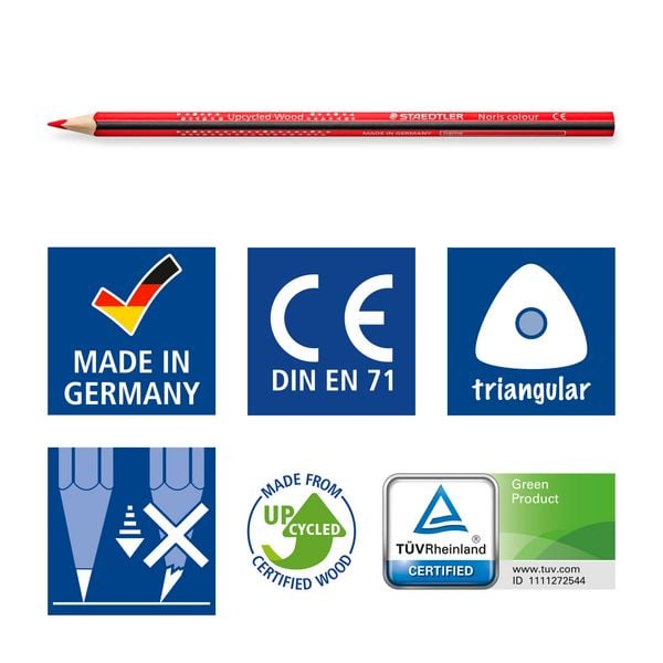 Produktbild: STAEDTLER Buntstifte Noris colour 187, 24er Set