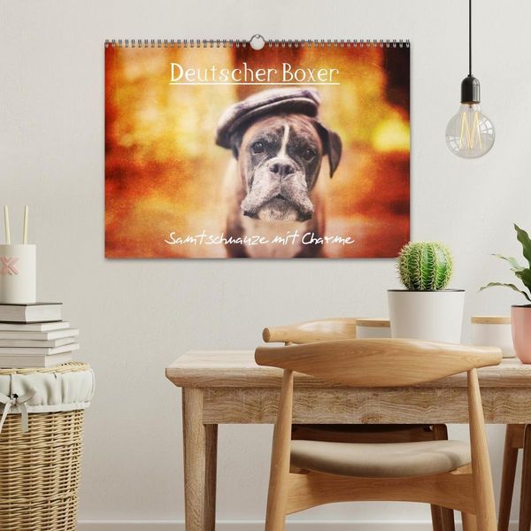 Produktbild: Deutscher Boxer (Wandkalender 2027 DIN A3 quer), CALVENDO Monatskalender
