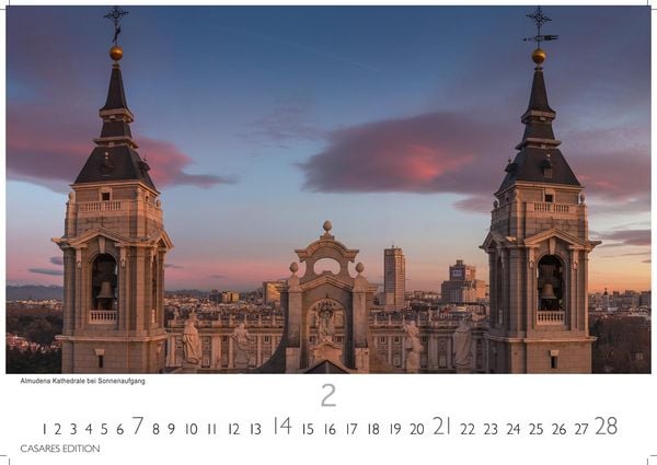 Produktbild: Madrid Kalender 2027 &ndash; Wandkalender | Fotokalender Spanien 24x35cm - mit atemberaubenden Fotos der bekanntesten Sehensw&uuml;rdigkeiten und Highlights der spanischen Metropole