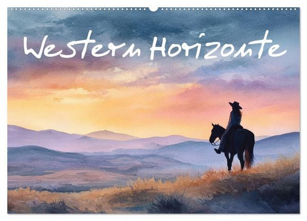 Produktbild: Western Horizonte (Wandkalender 2027 DIN A2 quer), CALVENDO Monatskalender