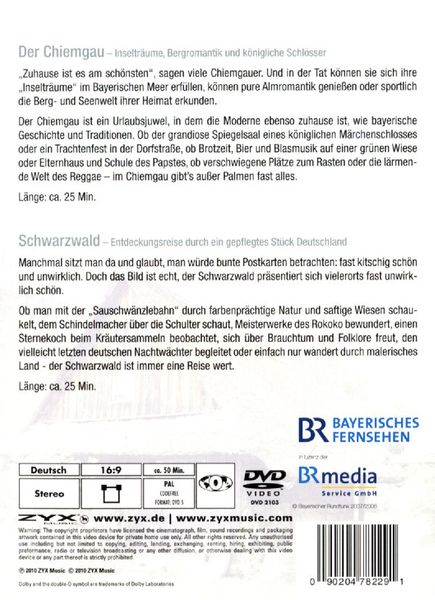 Produktbild: Chiemgau & Schwarzwald