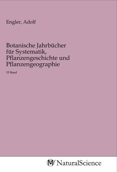 Produktbild: Botanische Jahrb&uuml;cher f&uuml;r Systematik, Pflanzengeschichte und Pflanzengeographie