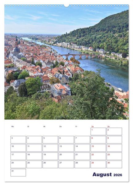Produktbild: Heidelberg - Historische Altstadt (Wandkalender 2026 DIN A2 hoch), CALVENDO Monatskalender