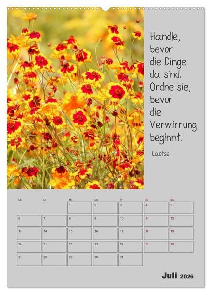 Produktbild: Motivationshilfe (Wandkalender 2026 DIN A2 hoch), CALVENDO Monatskalender