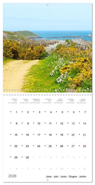 Produktbild: Les tr&eacute;sors de l'Armor (Calendrier mural carr&eacute; 2026 30x30 cm) Calendrier double avec une page pour vos prises de notes