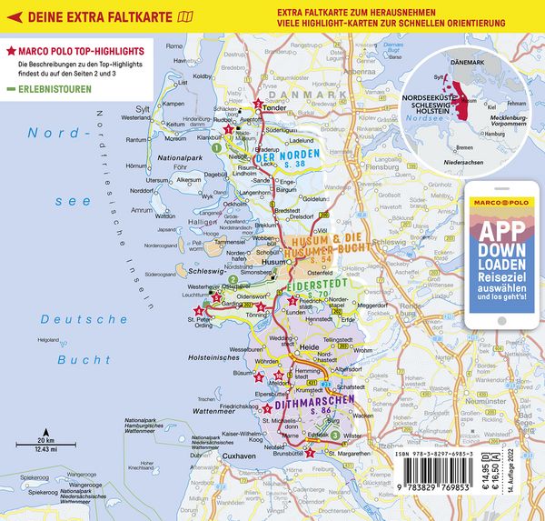 Produktbild: MARCO POLO Reisef&uuml;hrer Nordseek&uuml;ste Schleswig-Holstein