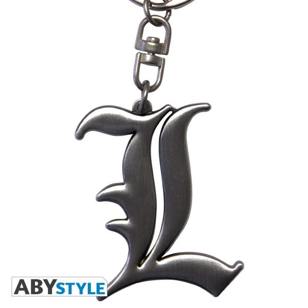 Produktbild: DEATH NOTE - Keychain 3D L Symbol