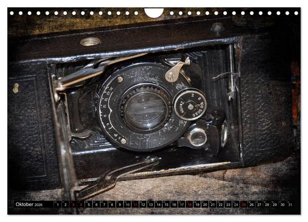 Produktbild: Historische Fotoapparate (Wandkalender 2026 DIN A4 quer), CALVENDO Monatskalender