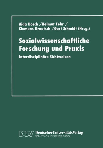 Produktbild: Sozialwissenschaftliche Forschung und Praxis