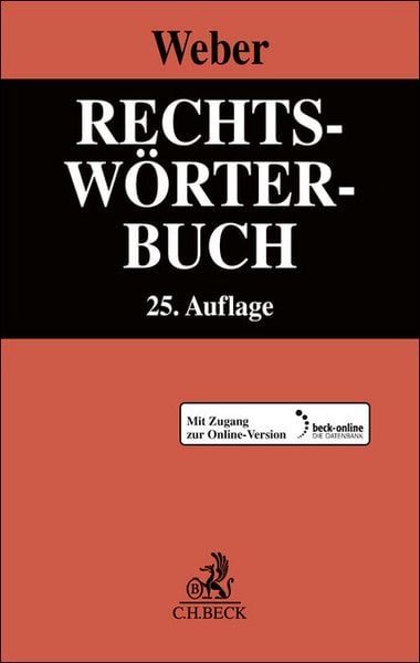 Produktbild: Rechtsw&ouml;rterbuch