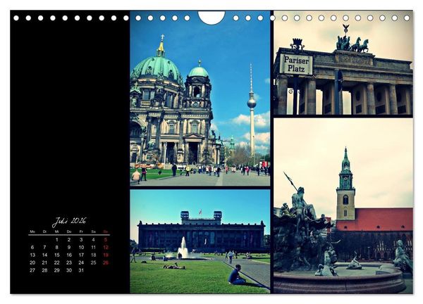 Produktbild: BERLIN horizontal (Wandkalender 2026 DIN A4 quer), CALVENDO Monatskalender