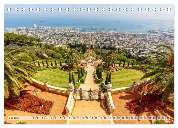 Produktbild: Israel & Pal&auml;stina - Reise durch das heilige Land (Tischkalender 2026 DIN A5 quer), CALVENDO Monatskalender
