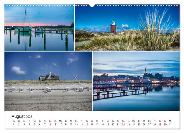 Produktbild: Schleswig-Holsteinische Impressionen (hochwertiger Premium Wandkalender 2026 DIN A2 quer), Kunstdruck in Hochglanz