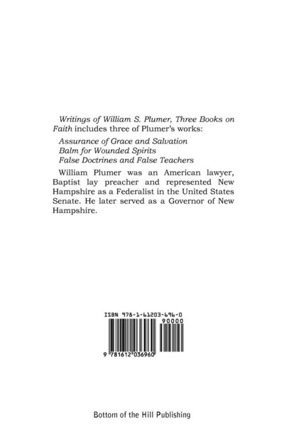 Produktbild: Writings of William S. Plumer, Three Books on Faith