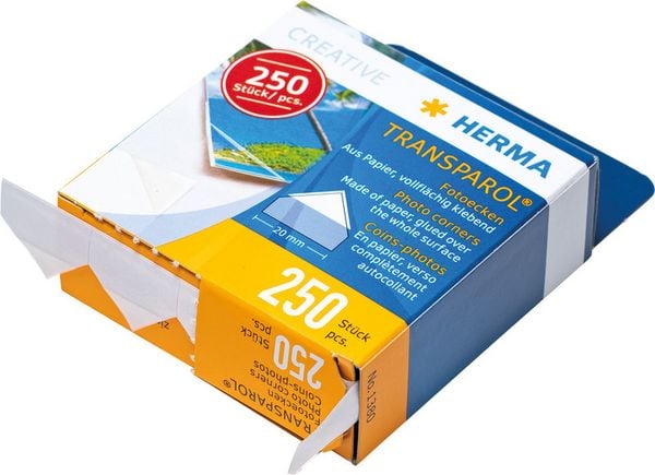 Produktbild: HERMA Fotoecken transparent 20x20mm 250 St&uuml;ck