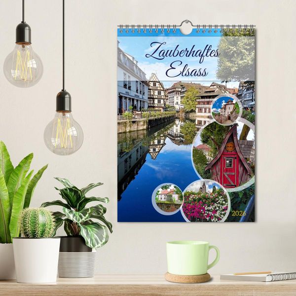 Produktbild: Zauberhaftes Elsass (Wandkalender 2026 DIN A4 hoch), CALVENDO Monatskalender
