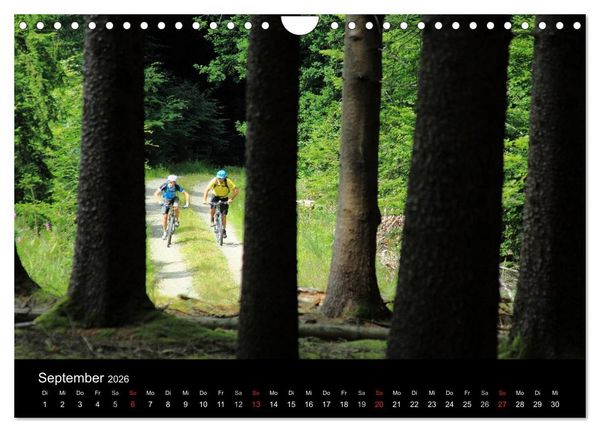 Produktbild: Mountainbike Abenteuer Deutschland (Wandkalender 2026 DIN A4 quer), CALVENDO Monatskalender