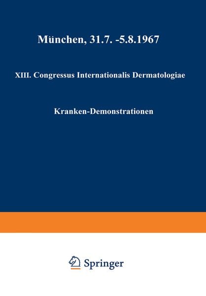 Produktbild: XIII. Congressus Internationalis Dermatologiae