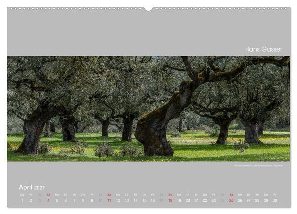 Produktbild: GROSSARTIGE LANDSCHAFTEN 2027 (Wandkalender 2027 DIN A2 quer), CALVENDO Monatskalender