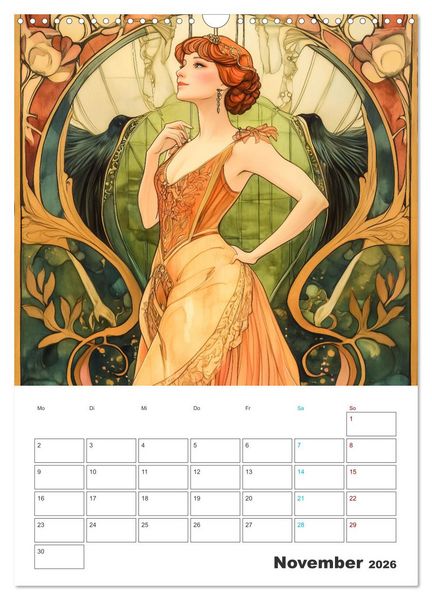 Produktbild: Eleganz der Epoche (Wandkalender 2026 DIN A3 hoch), CALVENDO Monatskalender
