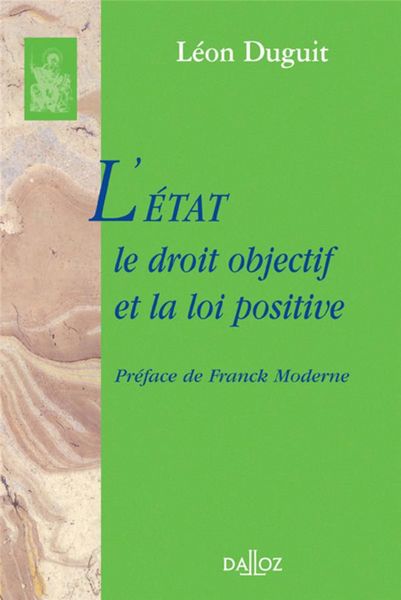 Produktbild: Etat Le Droit Objectif Et La