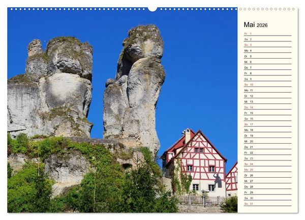 Produktbild: Bamberg und Fr&auml;nkische Schweiz (Wandkalender 2026 DIN A2 quer), CALVENDO Monatskalender