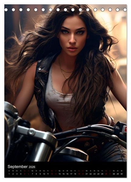 Produktbild: Riding Beauties (Tischkalender 2026 DIN A5 hoch), CALVENDO Monatskalender