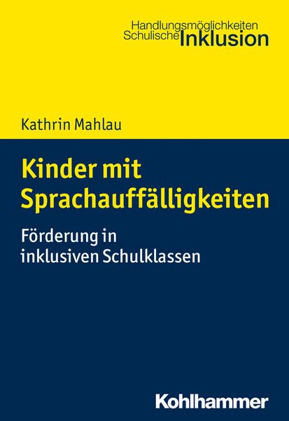 Produktbild: Kinder mit Sprachauff&auml;lligkeiten