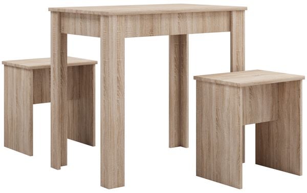 Holz Essgruppe Tischgruppe Tisch Bänke Esal L