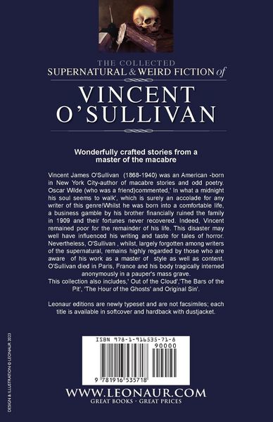 Produktbild: The Collected Supernatural and Weird Fiction of Vincent O'Sullivan