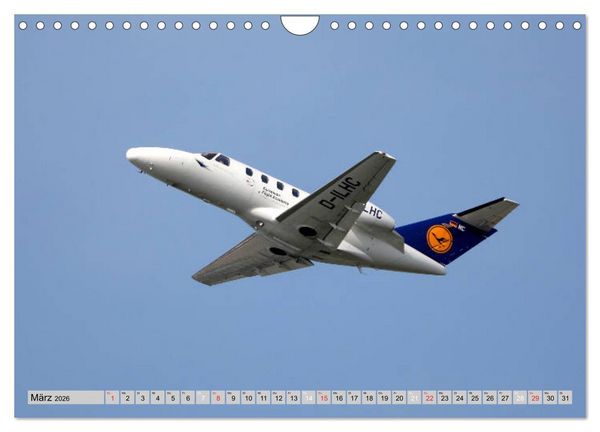 Produktbild: Flugzeuge - Starts und Landeanfl&uuml;ge (Wandkalender 2026 DIN A4 quer), CALVENDO Monatskalender