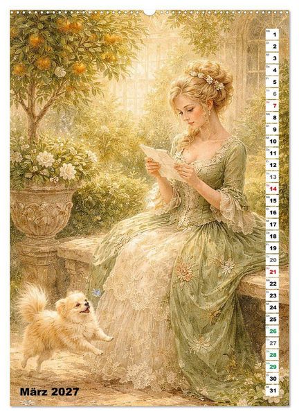 Produktbild: Glanz des Rokoko (Wandkalender 2027 DIN A2 hoch), CALVENDO Monatskalender