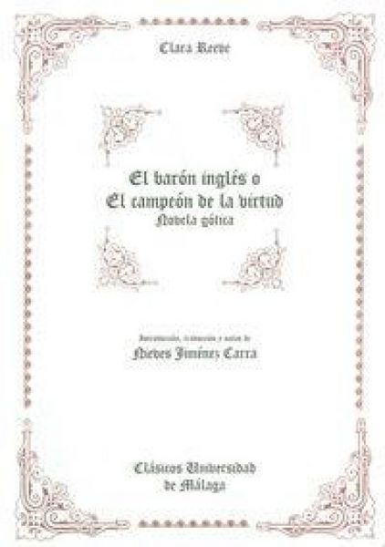 Produktbild: El bar&oacute;n ingl&eacute;s o El campe&oacute;n de la virtud : novela g&oacute;tica