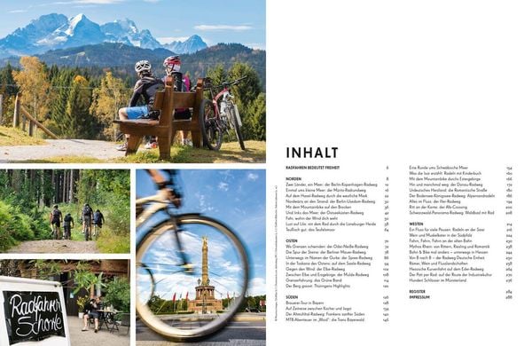 Produktbild: LONELY PLANET Bildband Legend&auml;re Radtouren in Deutschland