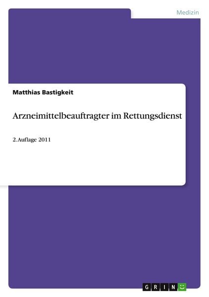 Produktbild: Arzneimittelbeauftragter im Rettungsdienst