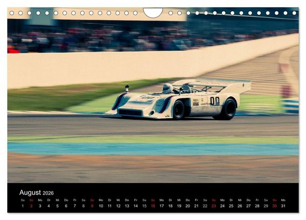 Produktbild: Vintage Racing, historischer Motorsport (Wandkalender 2026 DIN A4 quer), CALVENDO Monatskalender
