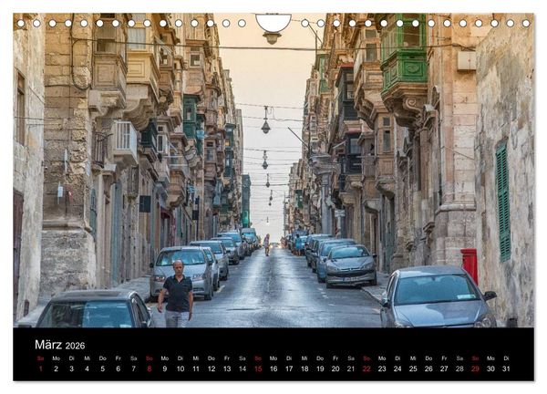 Produktbild: Malta & Gozo (Wandkalender 2026 DIN A4 quer), CALVENDO Monatskalender
