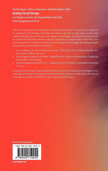 Produktbild: Analog Circuit Design