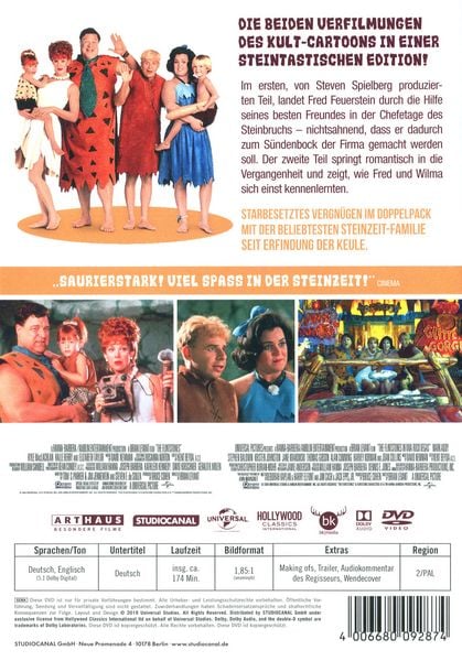 Produktbild: Die Flintstones - Familie Feuerstein - Flintstones in Viva Rock Vegas [2 DVDs]