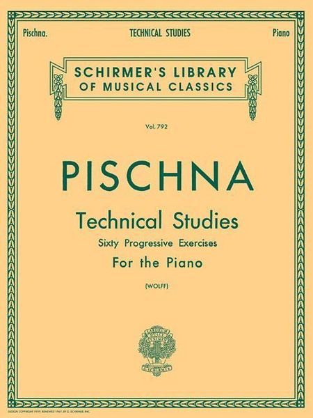 Produktbild: Pischna: Technical Studies for the Piano Method Book with Classical Technique Exercises for Late Intermediate Students Progressive Piano Sheet Music Book for Skill Building and Finger Development