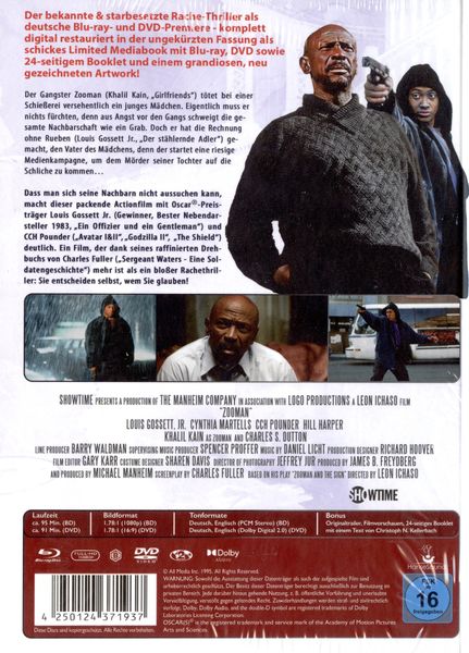 Produktbild: Zooman - Gewalt der Stra&szlig;e (Uncut Limited Mediabook, in HD neu abgetastet, Blu-ray+DVD+Booklet)