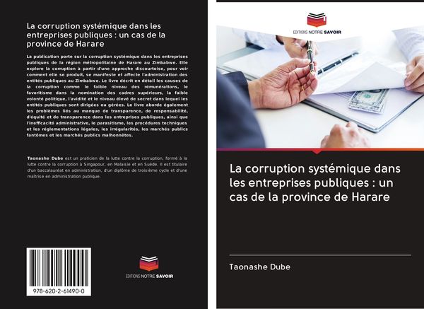 Produktbild: La corruption syst&eacute;mique dans les entreprises publiques : un cas de la province de Harare