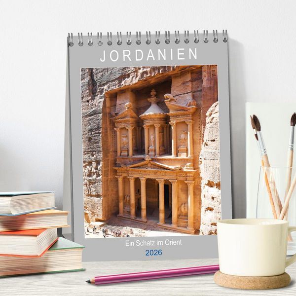 Produktbild: Jordanien ein Schatz im Orient (Tischkalender 2026 DIN A5 hoch), CALVENDO Monatskalender