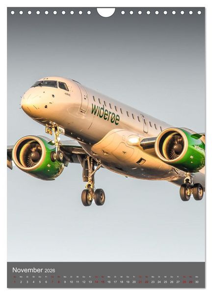 Produktbild: Flugzeuge aus aller Welt (Wandkalender 2026 DIN A4 hoch), CALVENDO Monatskalender