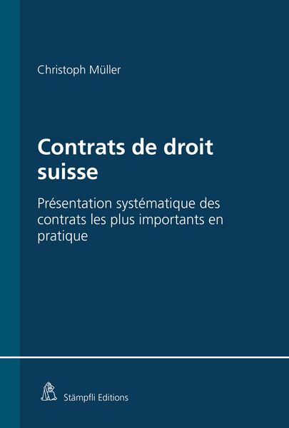 Produktbild: Contrats de droit suisse
